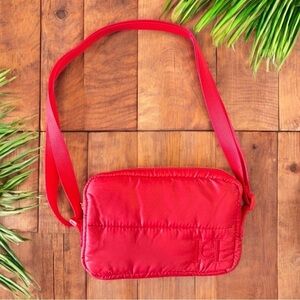 NWOT Carolina Herrera Good Girl Red Quilted Crossbody Bag